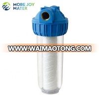 Plastic 10 inch single water filter housing wall mounted water purifier